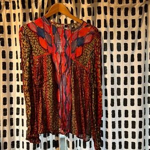 Anthropologie Multicolor Women's Top